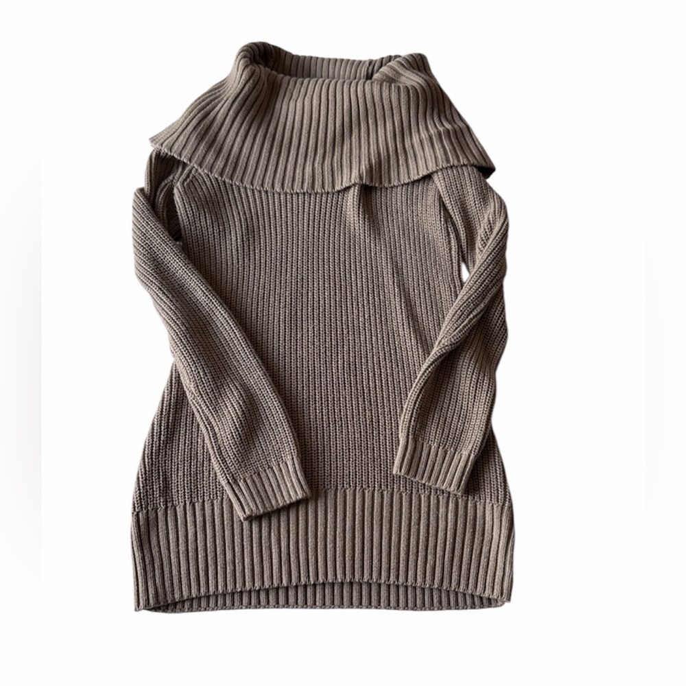 Divided Women's Cowl Neck Sweater in Brown